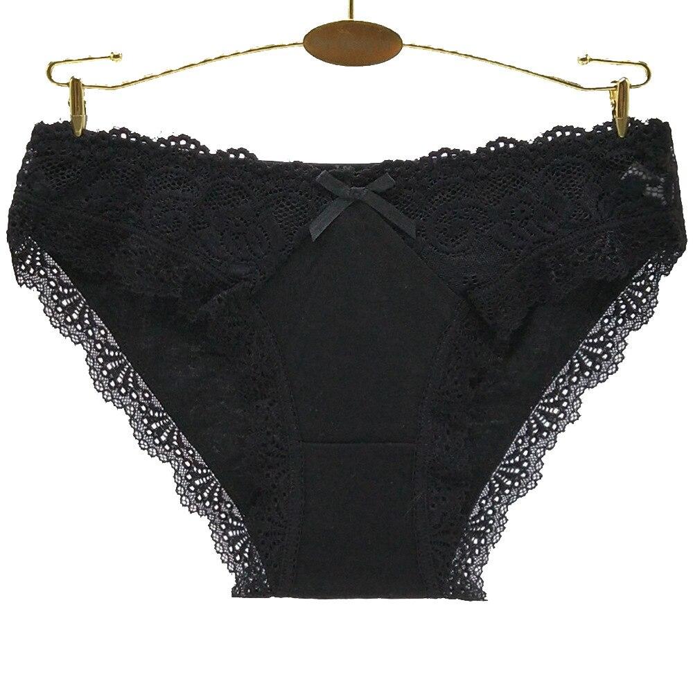Женское нижнее белье, хлопковые сексуальные кружевные хипстерские трусики с низкой талией, повседневные трусы для молодых девушек, 6 шт.