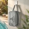 Large Capacity Mesh Cosmetic Bag Bow Travel Bathing Kit Fashion Toiletry Storage Bag  Ladies