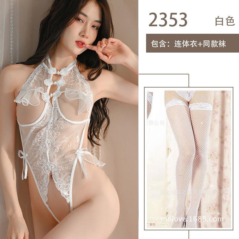 Сексуальное нижнее белье чистое желание маленькая грудь комбинезон сексуальное кружевное бесшовное собирающее нижнее белье горячий соблазн униформа