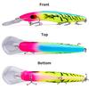 10pcs/set 162mm/23g Floating Water Big Hard Artificial Lure Bait Minnow with Three Treble Hooks for Bass Trout Pike Fishing