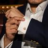 1 пара запонок Полированная гладкая поверхность Скрученная форма Мужские запонки для костюма и рубашки Аксессуары для рубашки-смокинга Деловая одежда для вечерних вечеринок