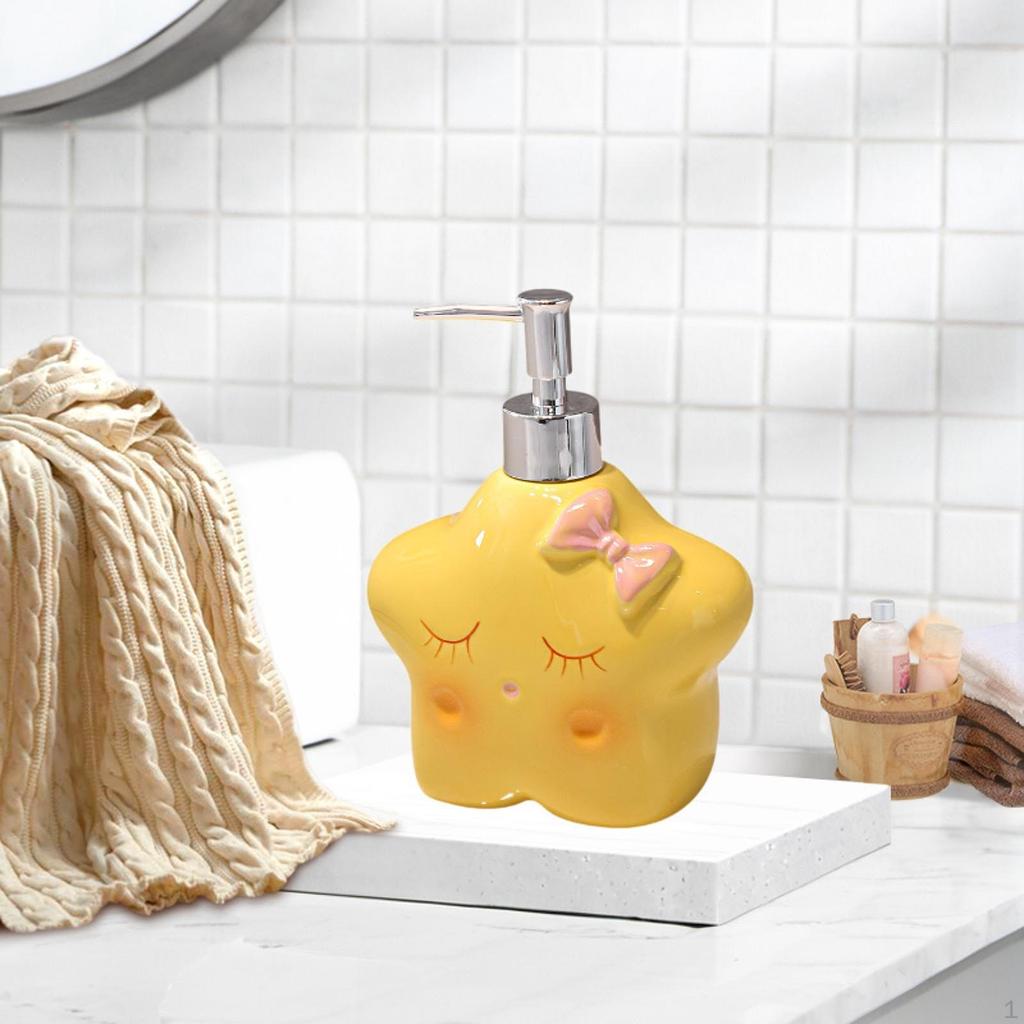 Керамический дозатор лосьона с насосом для контейнера для пополнения жидкости в ресторане