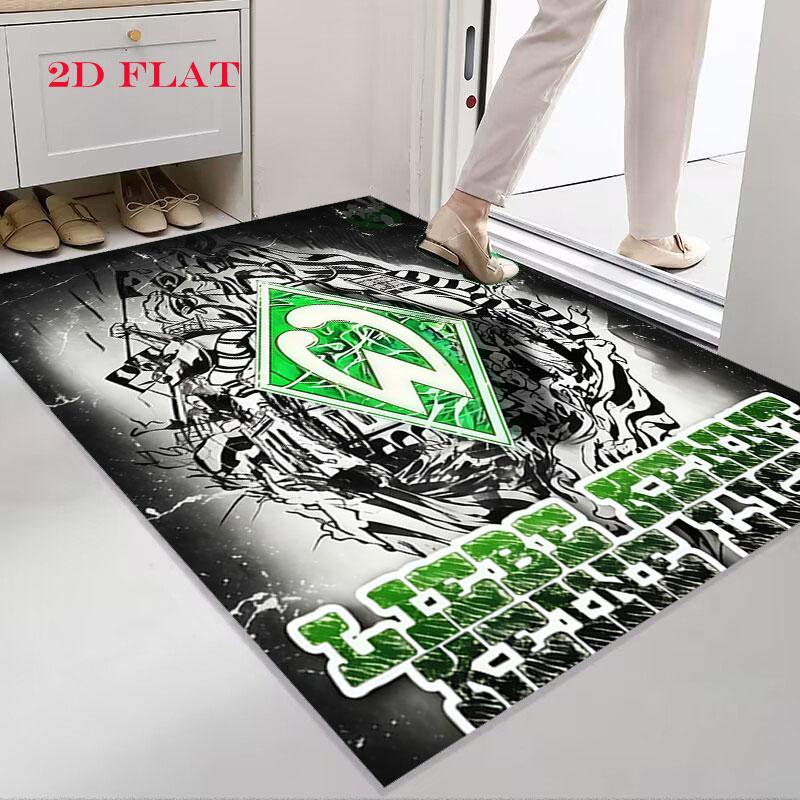 SV Werder Bremen Carpet Rug for Living Room Bedroom Home Sofa Decoration,Kids play Nonslip Floor Mat