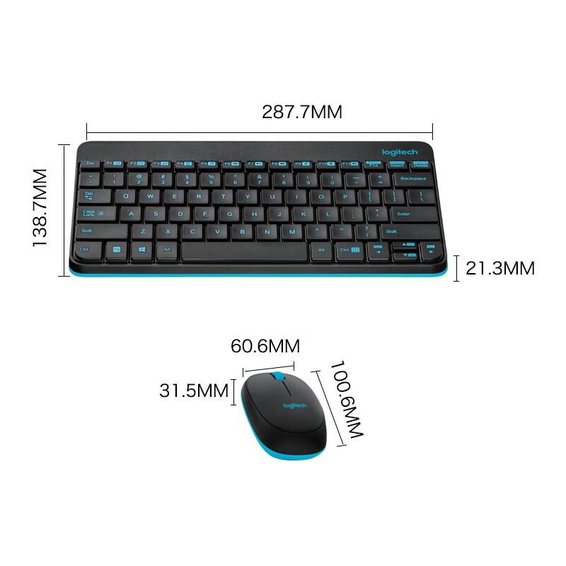 Logitech MK245 Wireless Compact Keyboard and Mouse Combo