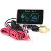 Car Modification Voltmeter Water Temp Meter 4 In 1 Digital Display Sensor Instrument Panel LCD Car Digital Oil Pressure Gauge