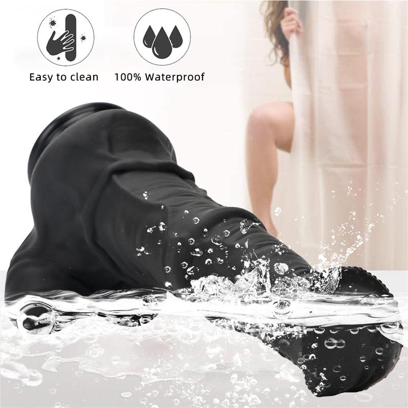 Женский фаллоимитатор Black Horse, большой анальный штекер для заднего двора, анальная пробка, устройство для мастурбации, имитация фаллоимитатора, силиконовый мягкий анальный расширитель