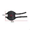 Hard Shell Knee Pads Impact Resistant Black Hook and Loop Sheltering Gear for Laborers,