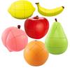 Creative Alien Fruit Magic Cube Banana Apple Lemon Orange Pear Peach Puzzle Cubo Magico Stress Relief Toys Gifts For Kids