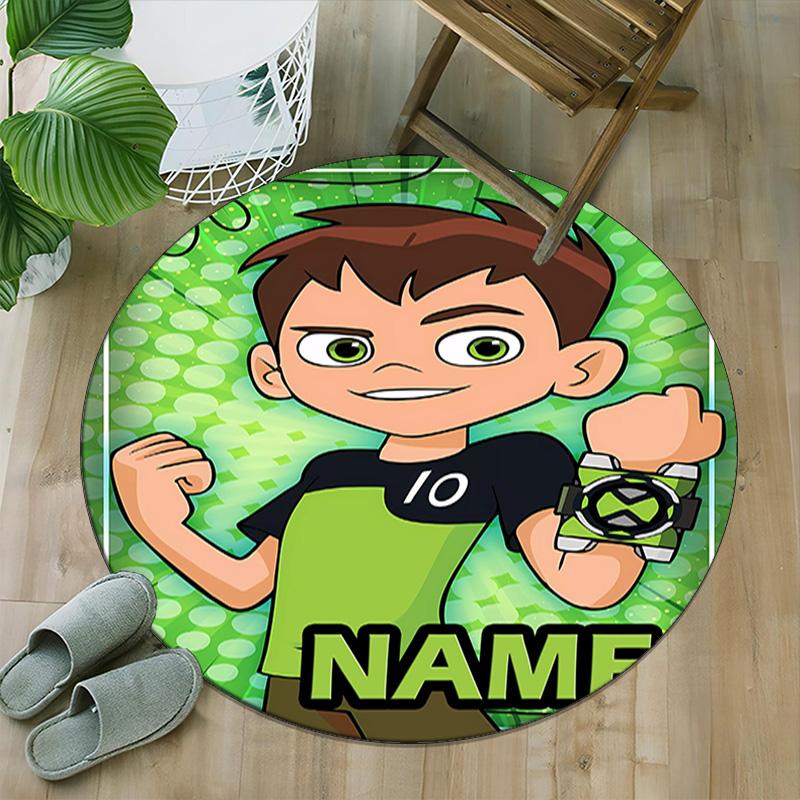 Customizable B-Ben102 Round Non-Slip Carpet - Ideal for Garden, Picnic, Office, Perfect for Decoration, Suitable For All Seasons
