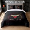 Bon Jovi Design Bed Bedding Set 1 Duvet Cover + 2 Pillowcases Soft Breathable Household Bed Linens