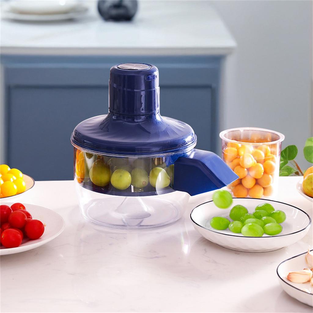 New Electric Grape Peeling Machine, Automatic Small Fruit Garlic Peeler Machine Tomato Garlics Peeler Skin Remover Tool Rechargeable