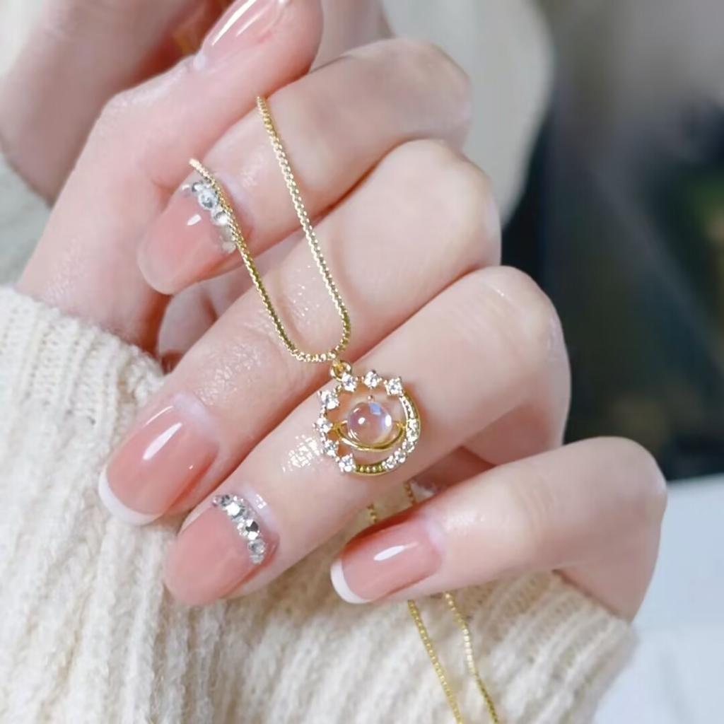 Планета мечты Космический астрономический шар Ожерелье Сатурн Глобус Цветной кулон Винтаж Премиум