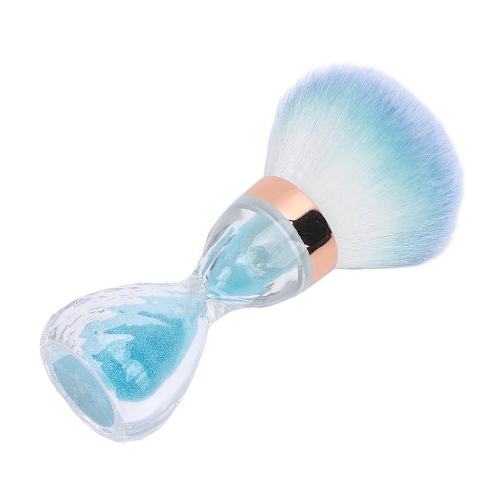 Soft and Fluffy Bristle Hourglass Nail Dust Cleaner Hourglass Manicure Cleaning Brush DIY Manicure
