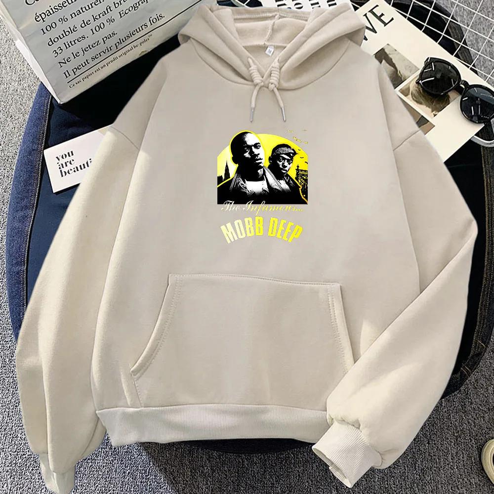 Mobb Deep Popular Graphic Hoodies Funko Pop Hip Hop Sweatshirt for Autumn/Winter Comfortable Clothing Moletom Fashion Pullovers