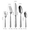 European high-end forging 304 hotel household stainless steel tableware steak knife and fork spoon dessert spoon fruit fork