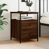 VidaXL Bedside Table Brown Oak 44x45x60 Cm Engineered Wood 826011