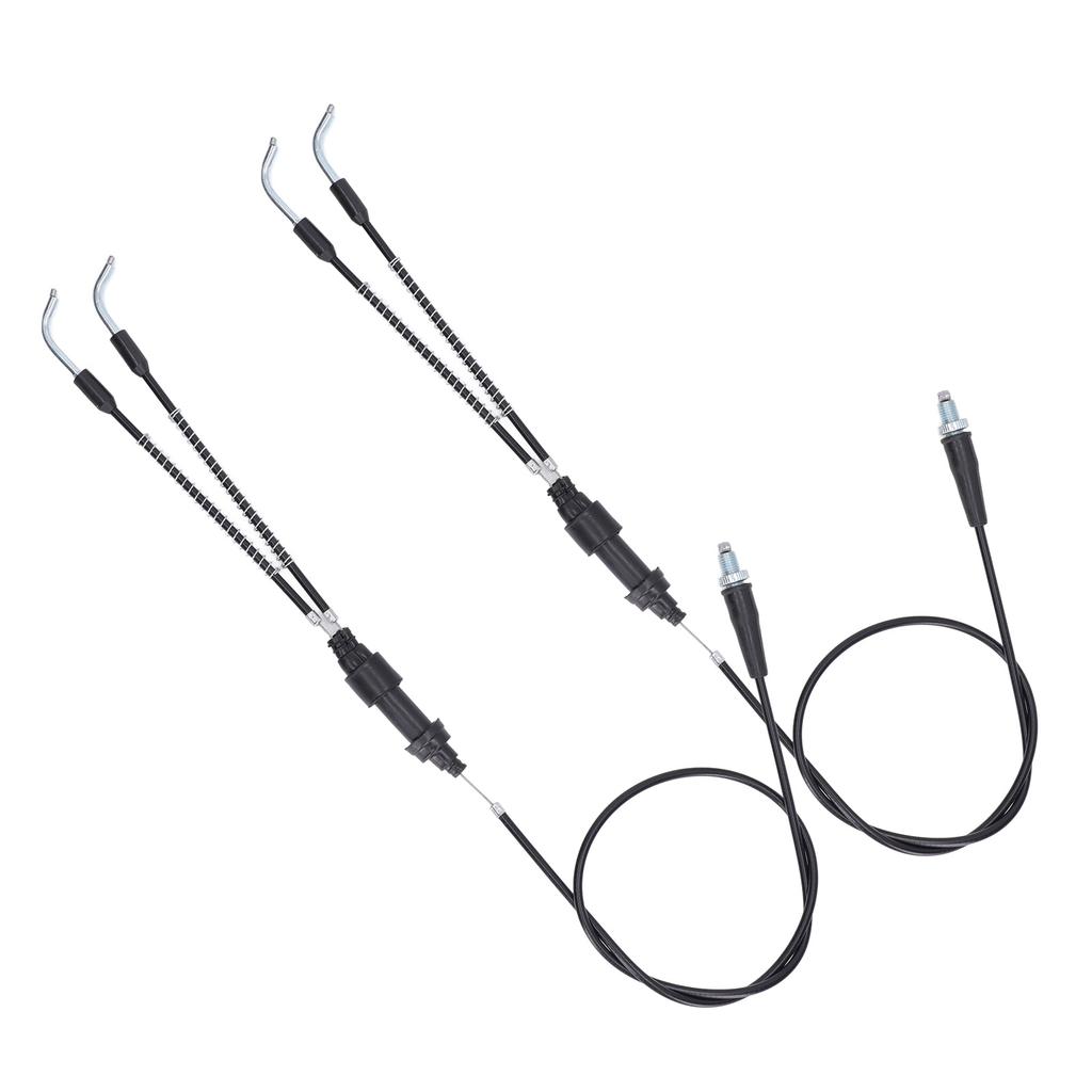 Throttle Cable Black 01 0813 Metal Pull Push Throttle Cable Replacement for Banshee 350 YFZ350 1987‑2006