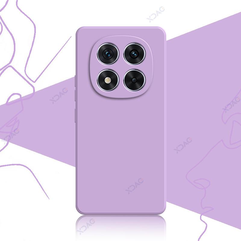 Роскошные двухслойные чехлы для Redmi Note 14 Pro 5G с полной защитой от ударов, задняя крышка RedmiNote14Pro Square Liquid Silicone Coque Shield