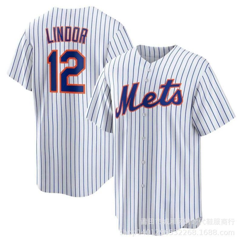 New York Mets 20 22 Baseball Jerseys Men Team Sports Athletic Shirts