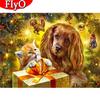 Diamond Painting Cat Full Square Round Craft Kit 5D DIY Diamond Embroidery Cartoon Picture Of Rhinestones Christmas Gift