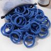 30/50/100PCS/Lot Girl Mix Colors Hair Bands Basic Hair Ties Elastic Headband Hair Scrunchies Women Accessories Ponytail Holder