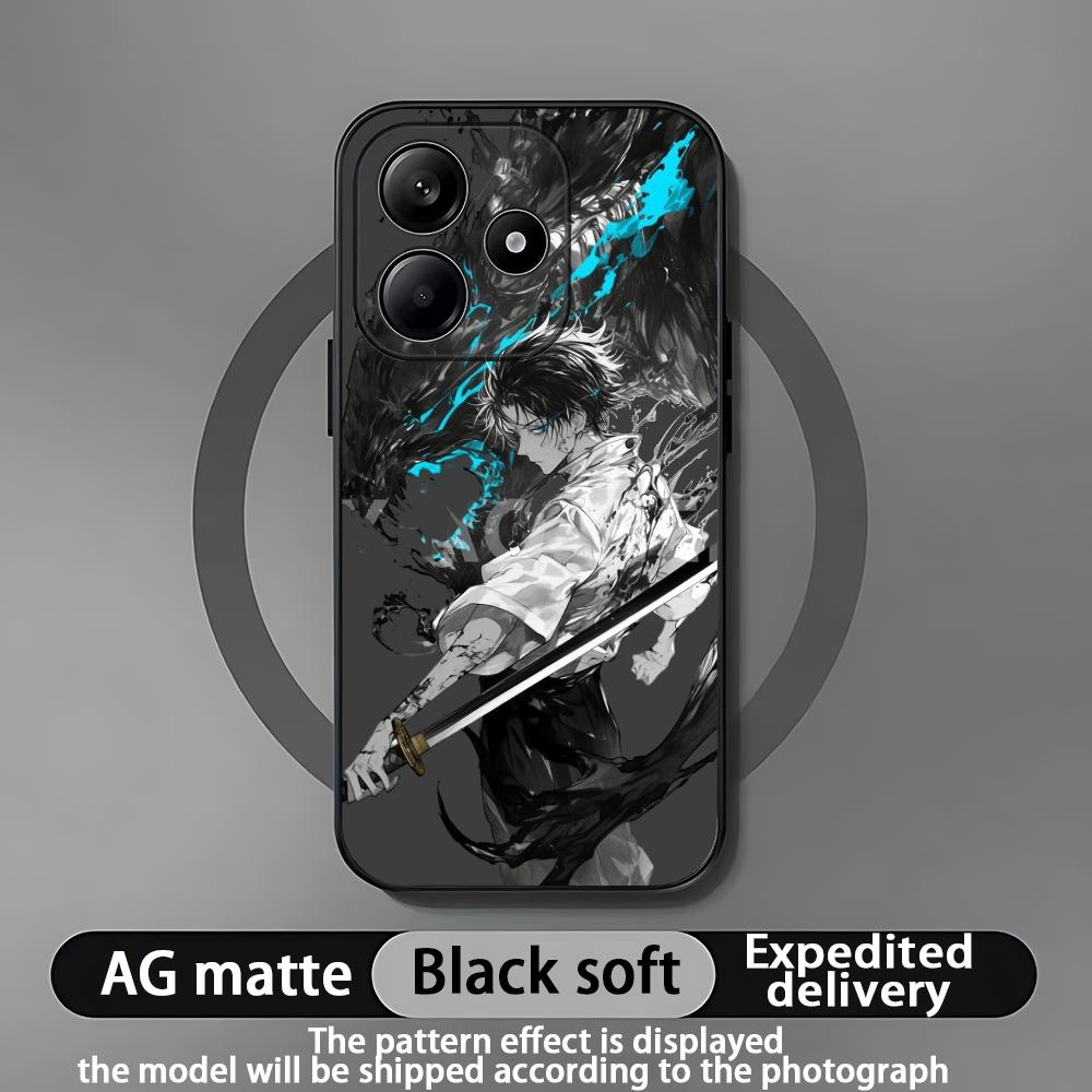 Чехол для телефона Jujutsu Kaisen Юта Оккоцу для Xiaomi Redmi Note 14 13 12 11 Pro Plus S 5G 4G Мягкий Черный Чехол для Телефона