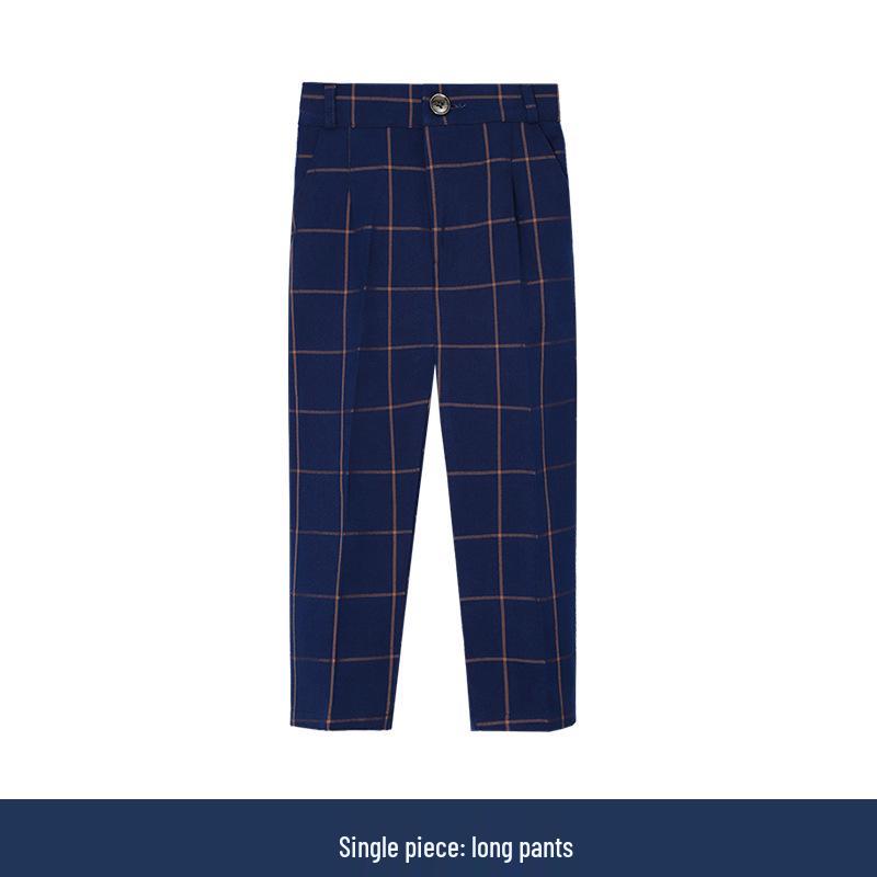 Клетчатый комплект школьной формы в британском стиле для девочек для детского сада и начальной школы