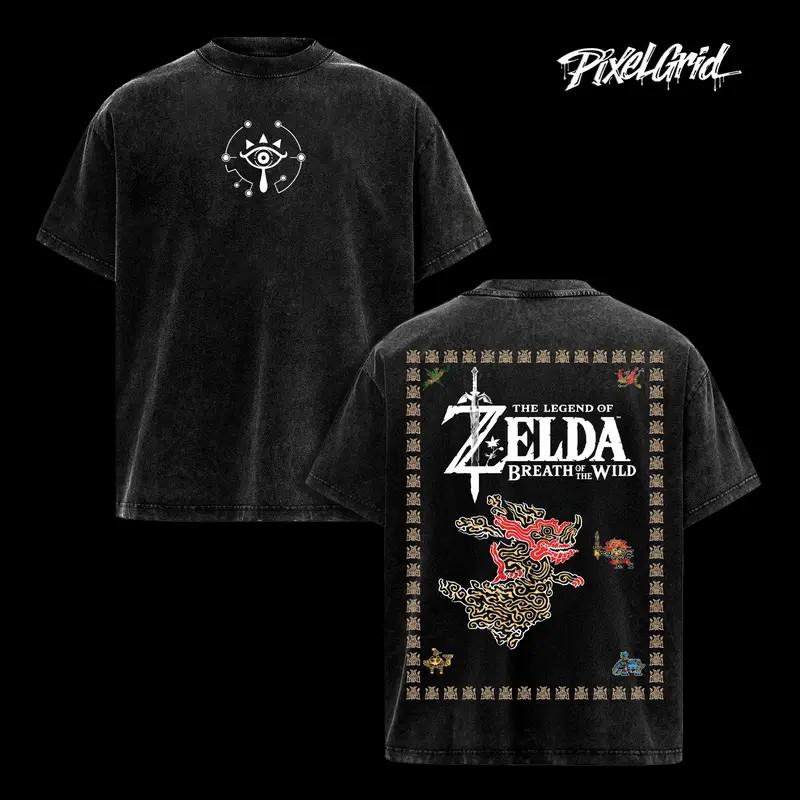 The Legend of Zelda, Breath of the Wild Ancient Dragon Graphic Tees, Vintage Was