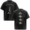 Anime Goodnight Punpun Oyasumi Vintage Washed T Shirts Harajuku Manga Aiko Tanaka Graphic Tshirt Tops Men Women Oversized Tees