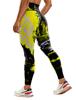 "Women's High-Waist Printed Yoga Pants for Fitness"