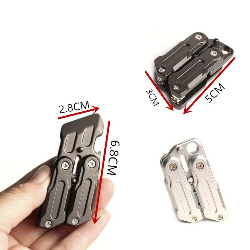 Металлическая магнитная фиджет-монета EDC для взрослых, многофункциональная монтировка, слайдер, игрушка для снятия стресса, подарок