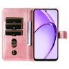 Для Oppo A5x 5G/A3x 4G/A3x 5G (Индия) Чехол-кошелек на молнии с текстурой телячьей кожи из ПУ кожи, чехол для телефона