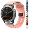 22 26 мм силиконовый ремешок для часов, совместимый с Garmin Fenix 8 7 7X 6X 6 Pro 5 5X Plus Epix Gen2 Enduro 2, ремешок на запястье QuickFit R