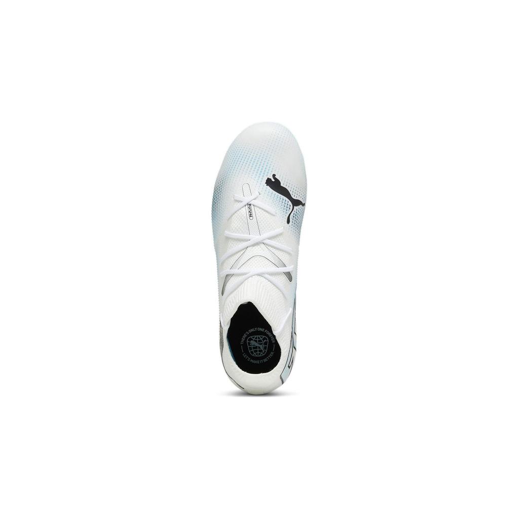 Puma 7 Match Mg Jr Удобные Универсальные Низкие Детские Футбольные Бутсы Детские Футбольные Бутсы Бело-Синие 107730-01