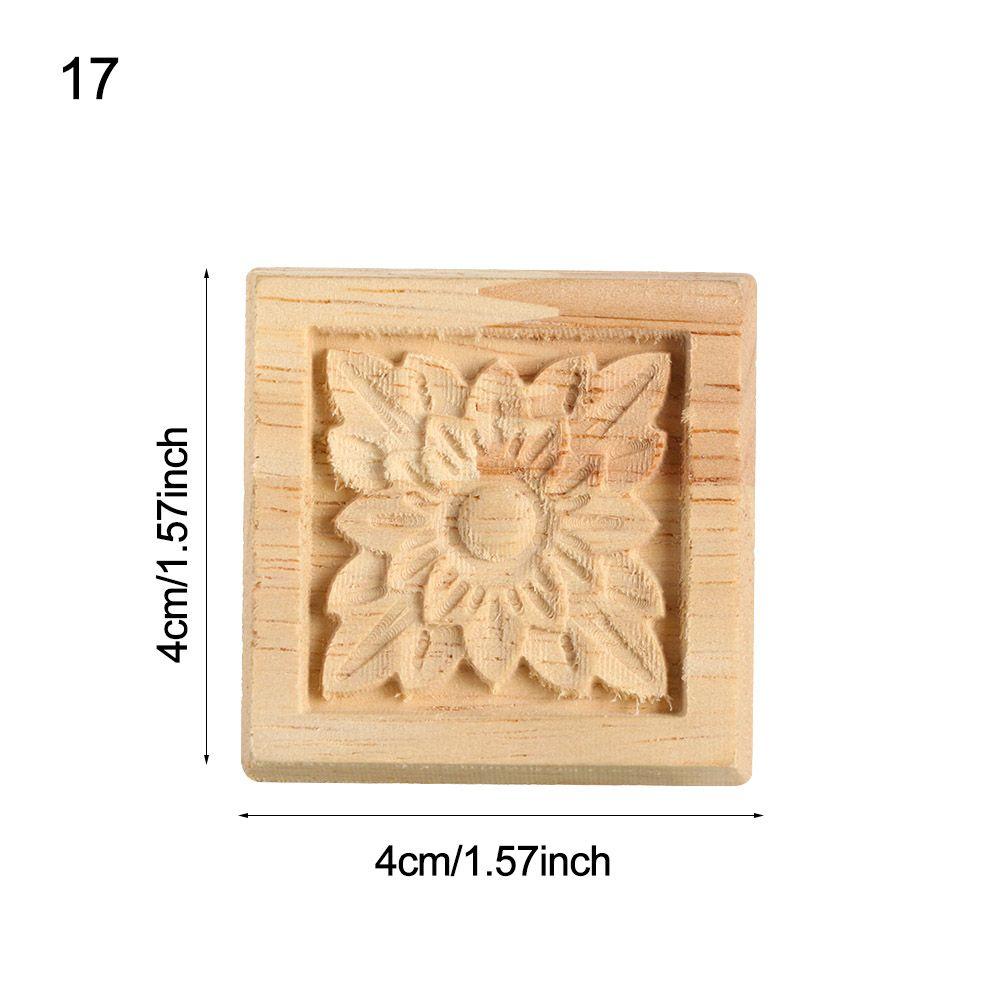 Style Decoration Crafts Vintage Wood Carved Cabinet Seat Feets Furniture Foot Legs Home Decor