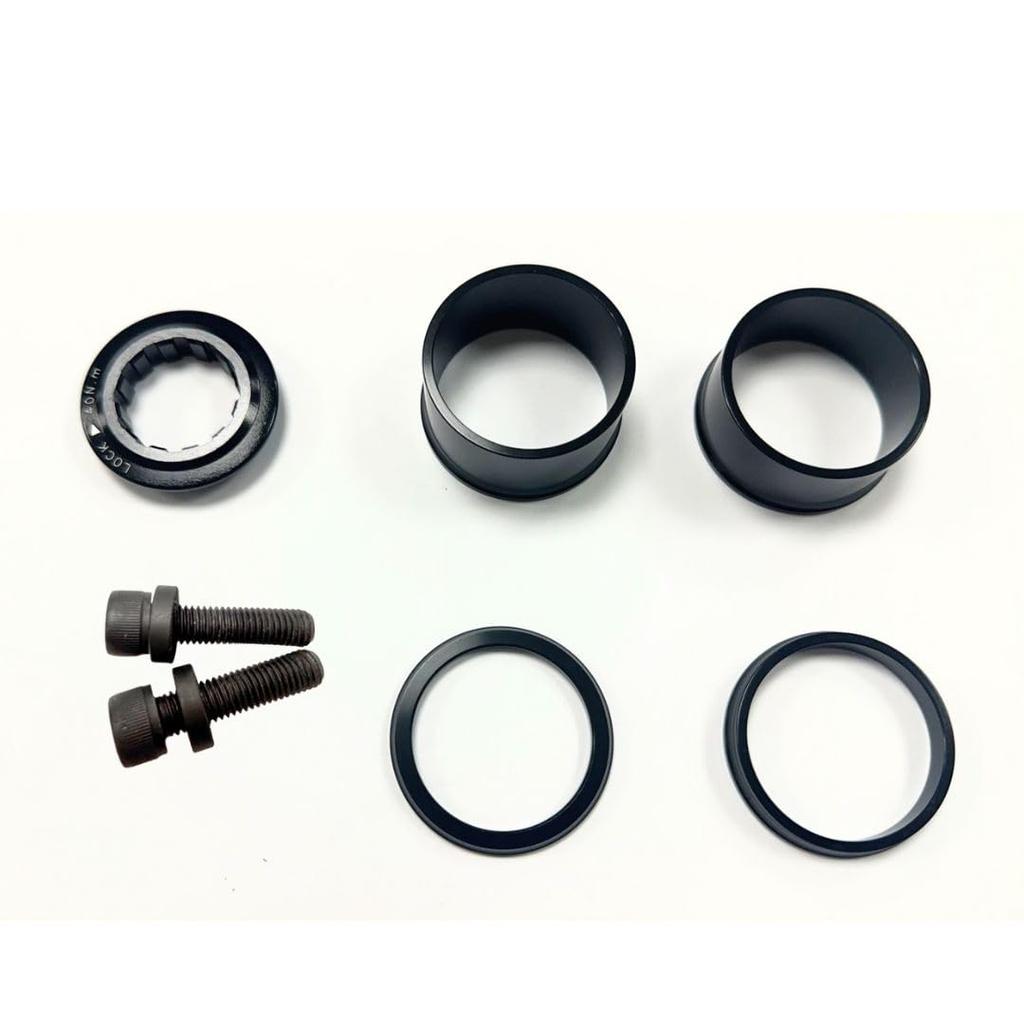 ALEXRIMS CUE3.0 Dirt Jump Bike Wheels, 26-inch Front and Rear Set, F110mm/R135mm, Single Speed, 6H Disc, Black