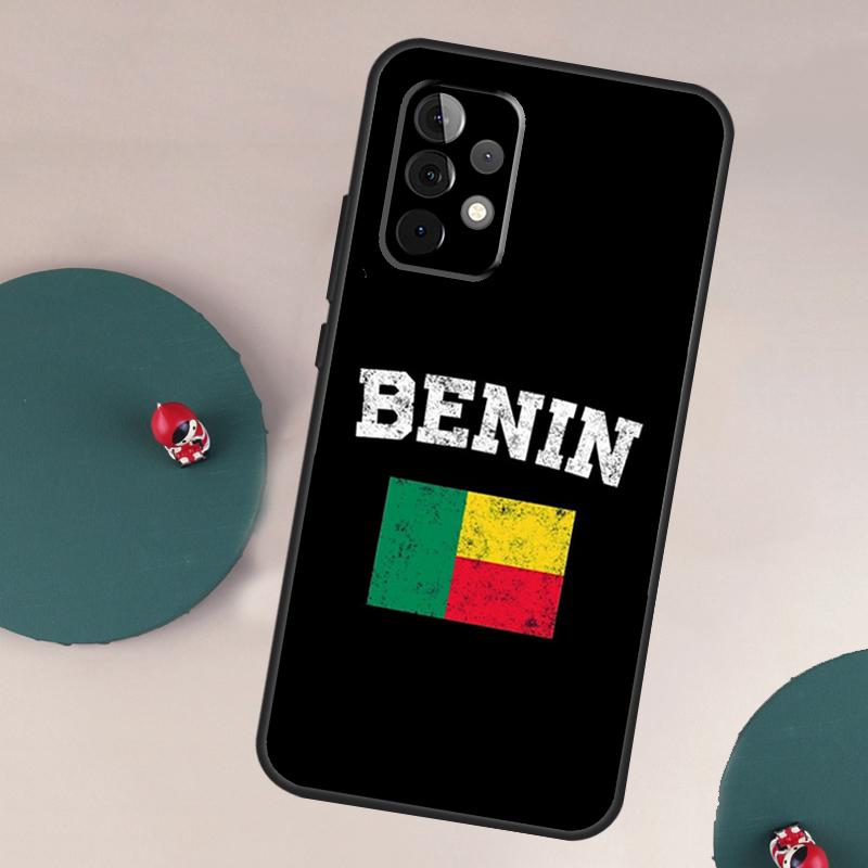 Benin Flag Case For Samsung Galaxy A13 A23 A33 A53 A73 A12 A22 A32 A52 A52S A04S A50 A51 A71 Coque