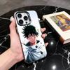 J-Jujut-su K-Kaisen O-Okkotsu Yuta-OY Чехол для телефона Для iPhone 17,16,15,14,13,12,11 Plus,Pro,Красочный Серебряный Чехол для телефона Funda Cover