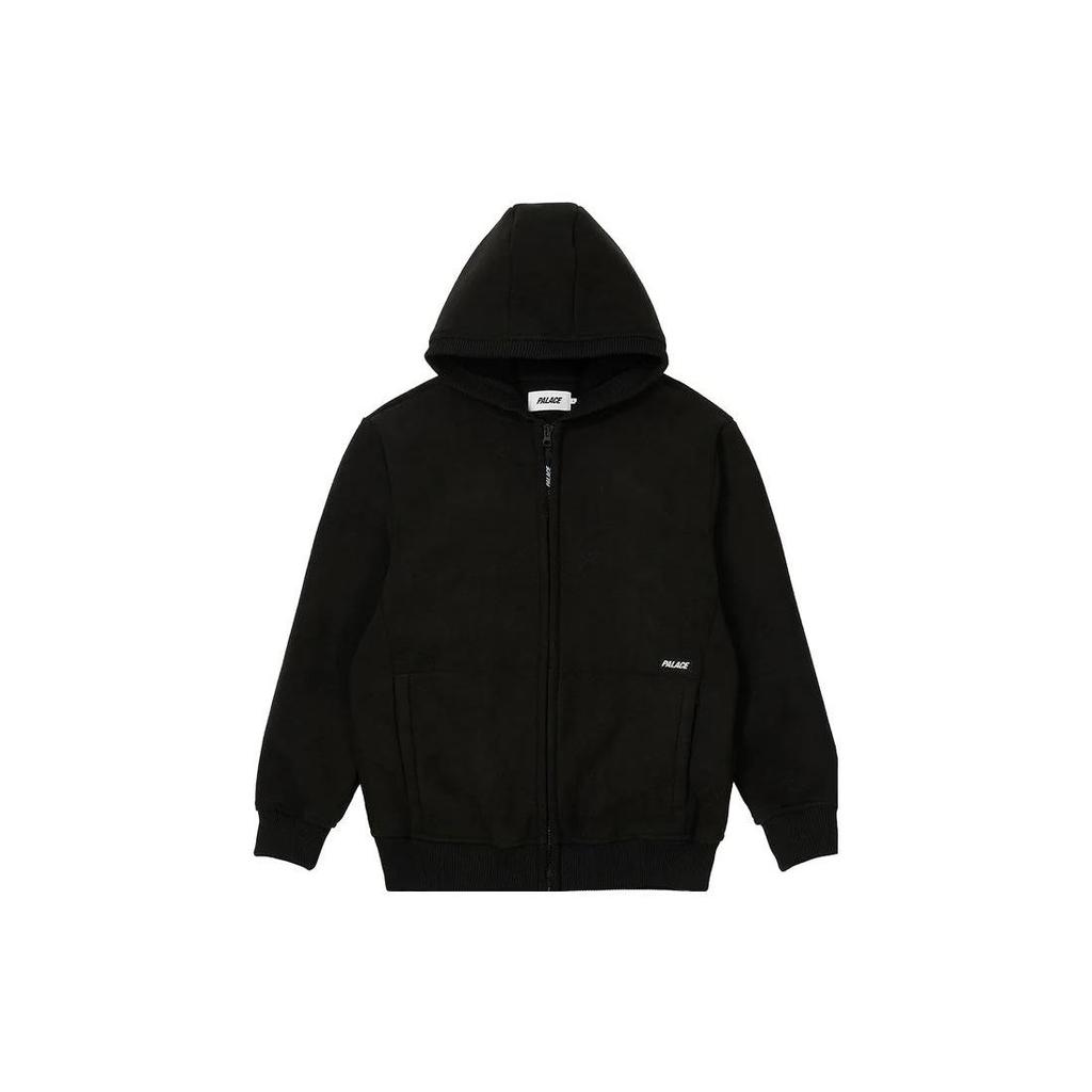 Palace Ss23 Spring Summer Collection Therma Zip Hooded Jacket With Logo Print Unisex Jacket Black P23SS0203069