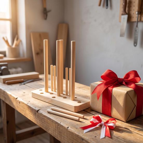 Home Sewing Accessory Bow Maker for Ribbon, Wooden Wreath Tool, Multipurpose Bowknot Professional Weaving Tool Gift Packing Party Decorations