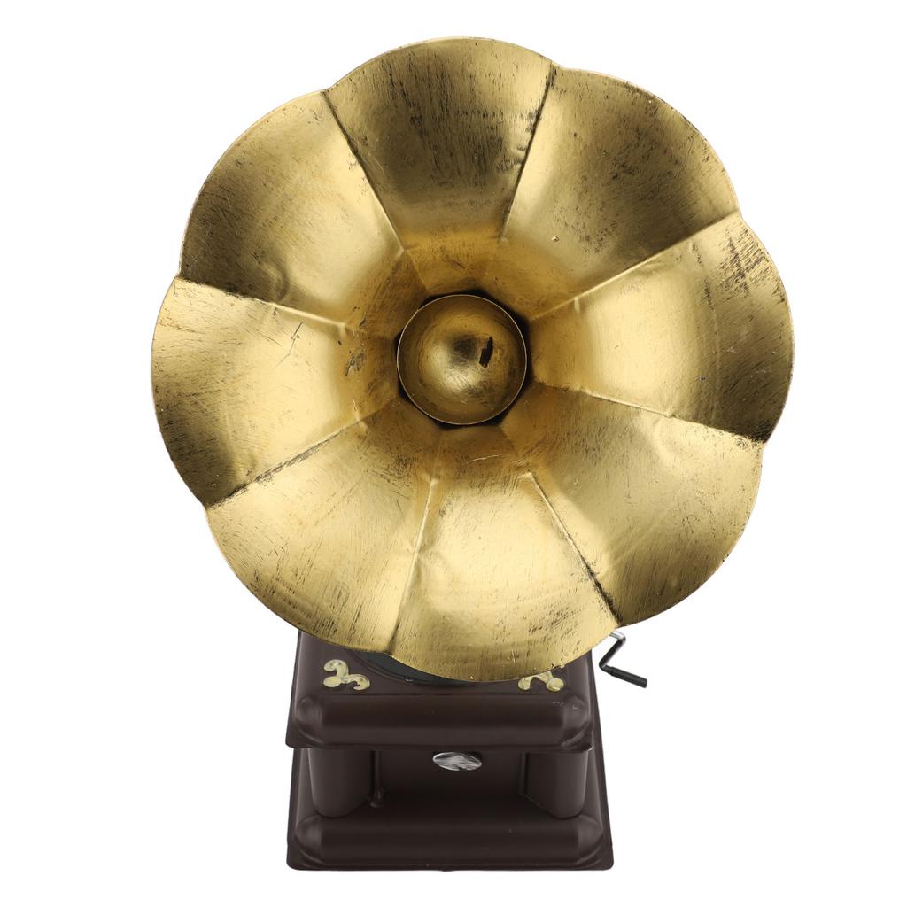 Vintage Phonograph Model Iron Erosion Resistant Retro Phonograph Gramophone Ornament