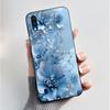 Чехол для телефона ZTE Blade A51 Lite / A5 2020, Роскошный модный, с бабочками и цветами, Черный, Мягкий ТПУ, Силиконовая задняя крышка