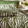 Hoem Frond Reversible Cotton Abstract Duvet Cover Set