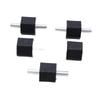 5x Fuel Pump Mounts Vibration Isolator Intercooler Chassis Cover Mounting Nuts for Polo MK3