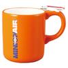 Sun Art Figure Airplane Orange "Minions" Mug, Approx. 260ml, Design, (san3498)