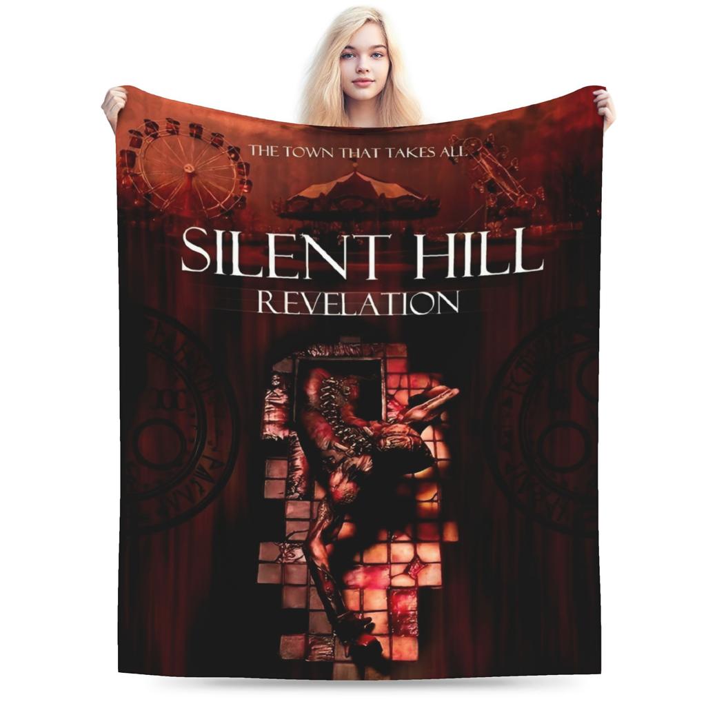 Плед Флис Silent Hill Расслабляющий Легкий Тонкий Плед Для Дома Покрывало