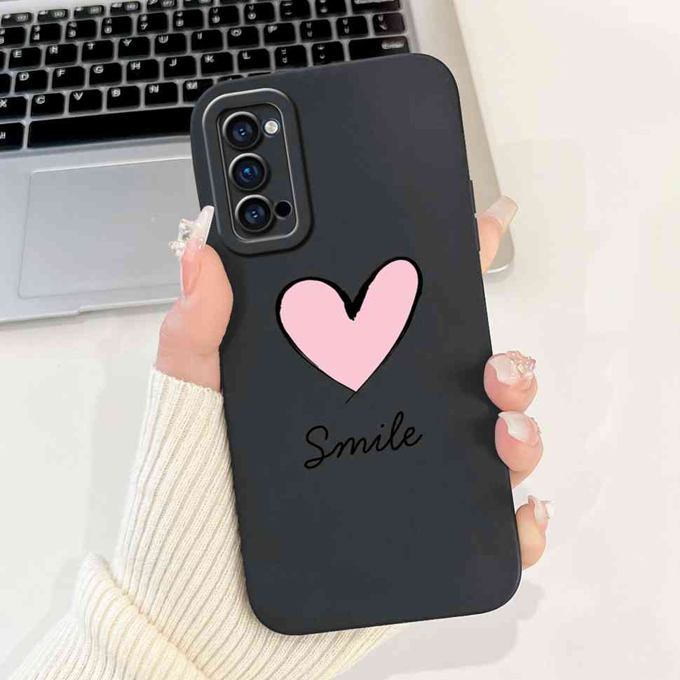 For Oppo Reno4 Pro 5G Case CPH2089 Luxury Art Painted Cover For Oppo Reno4 Reno 4 Pro 5G Phone Case Protector Soft Cover