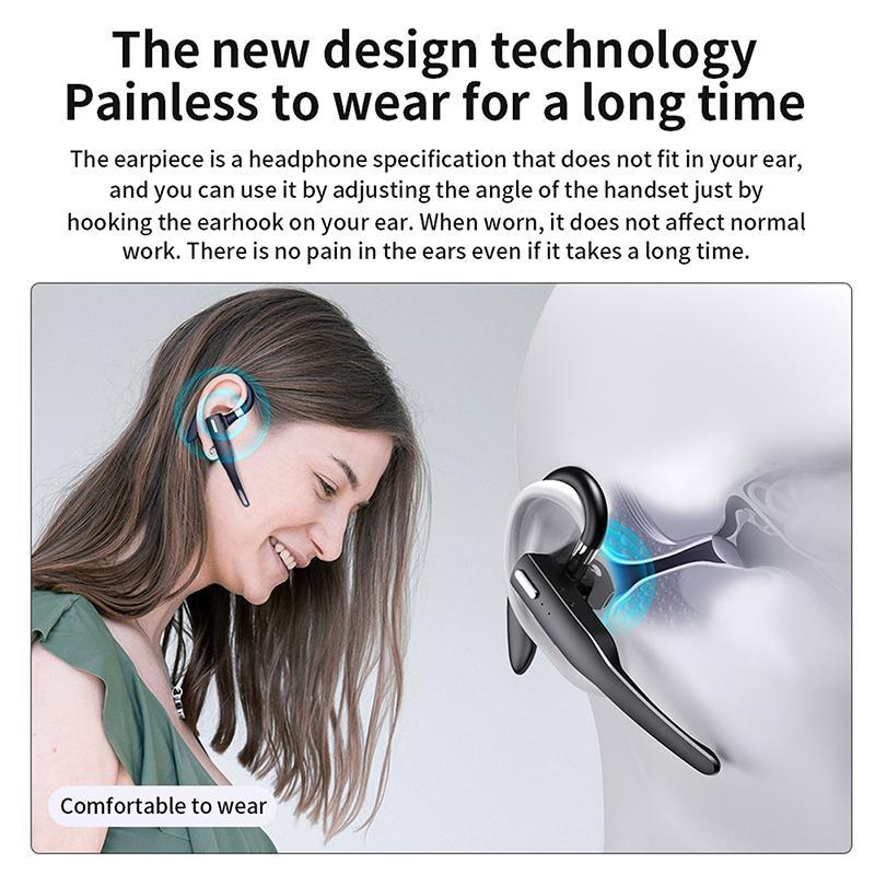 Pwichdn YYK-525 Bluetooth Hands free Business Наушники Беспроводные наушники Одиночная громкая связь для вождения HD Вызов Наушники Микрофон Гарнитура