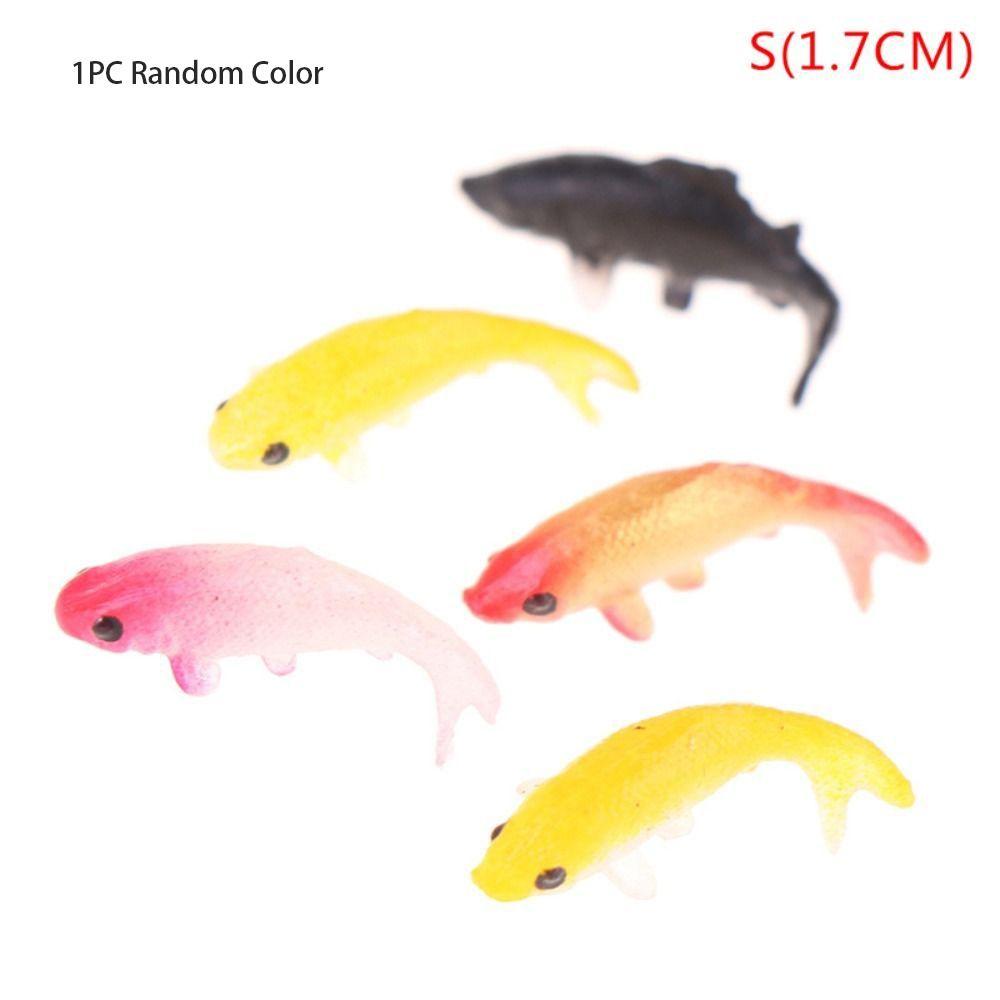 Soft Goldfishes Models Mini Fish Miniature Creative Fish Tank Ornament Landscaping Props