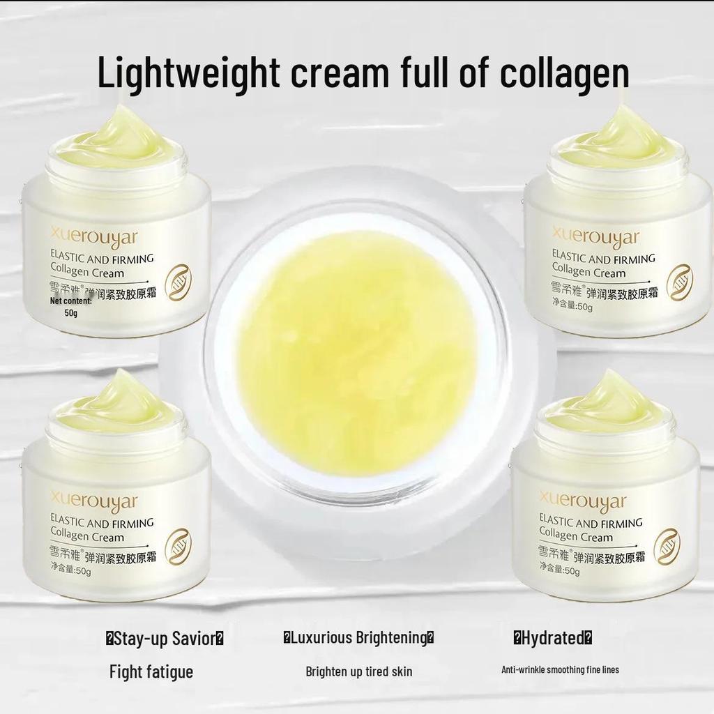 Укрепляющий крем с шелком и коллагеном Xuerouya – Увлажняющий крем для лица против морщин